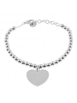 bracciale cuore donna acciaio bcc2774