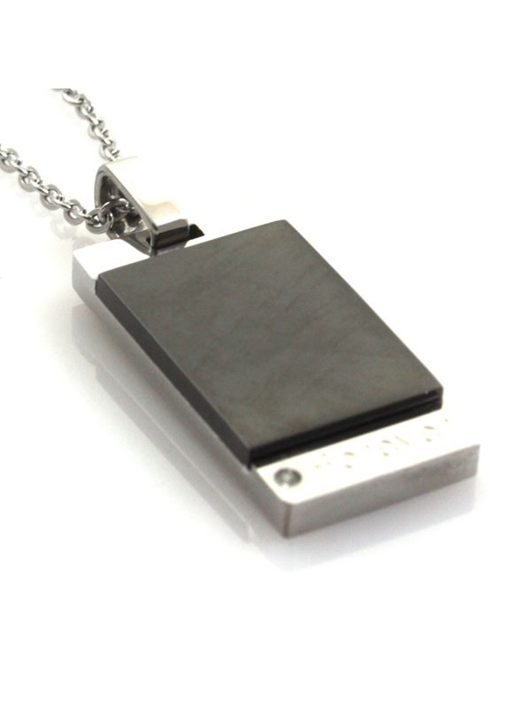 Collana con piastra con for ever