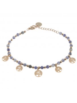 bracciale albero della vita donna acciaio pietre bcc2786