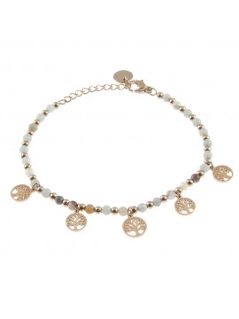 bracciale albero delal vita donna acciaio pietre bcc2790