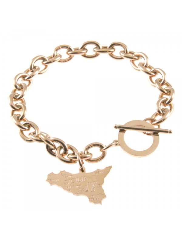 bracciale sicilia donna ramato acciaio bcc2797