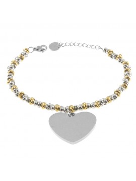 bracciale cuore donna acciaio bcc2798