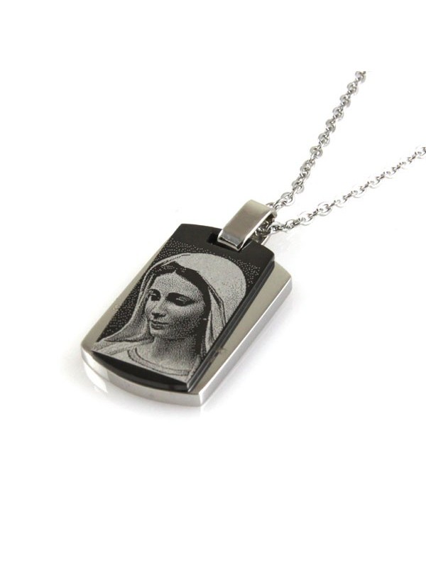 Collana con madonna di mejugorie