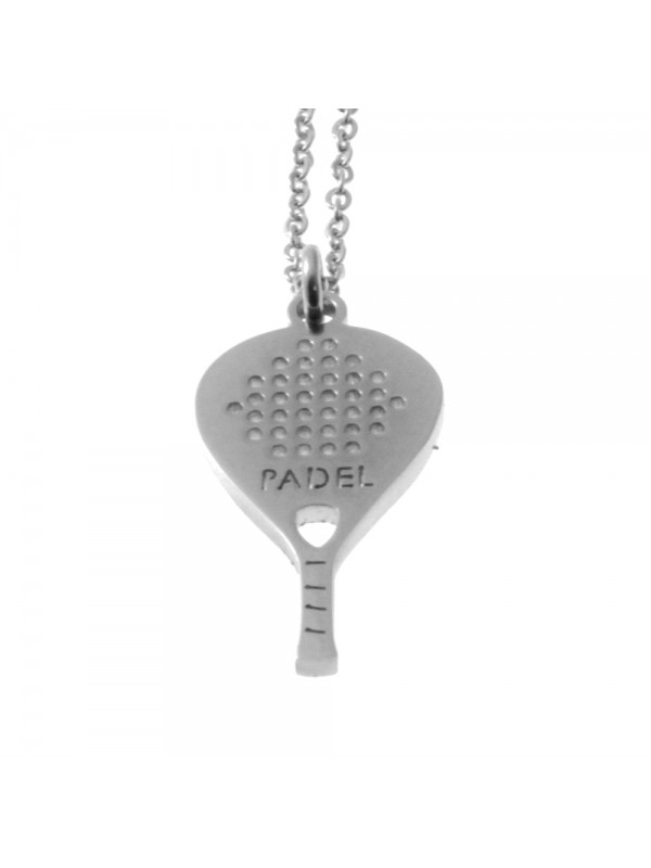 collana padel ciondolo in acciaio cll1908