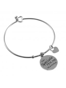 bracciale mamma rigido con ciondolo bcc2869