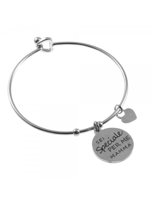 bracciale mamma rigido con ciondolo bcc2869