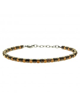 Bracciale uomo ematite acciaio bcc2872