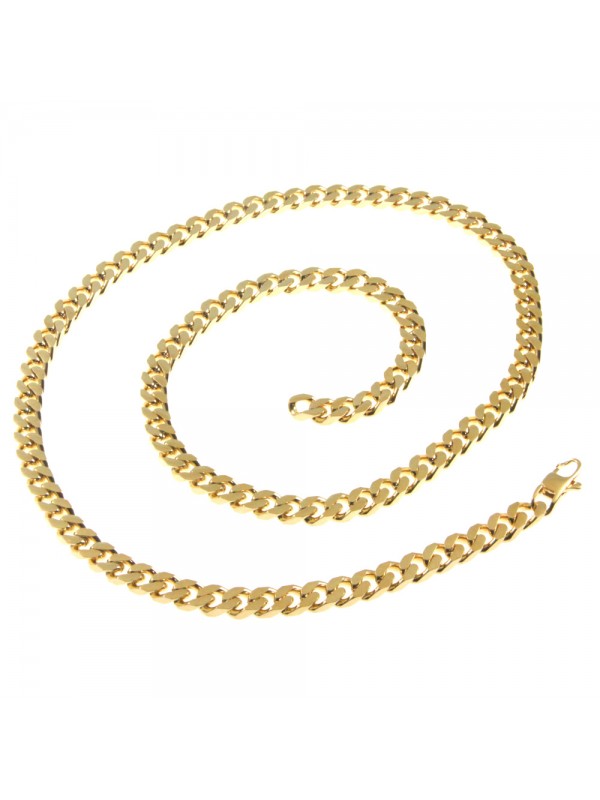 collana grumetta uomo donna dorata acciaio cll1925