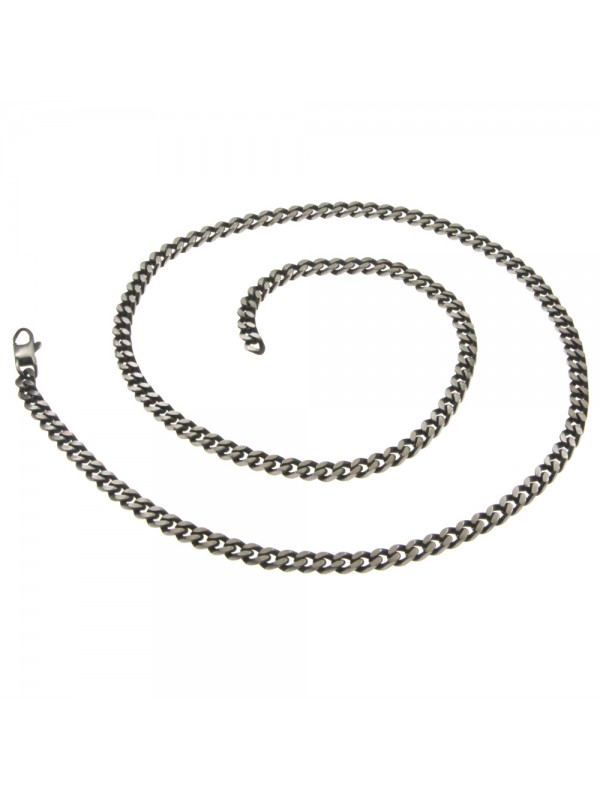 collana grumetta uomo acciaio brunito cll1927