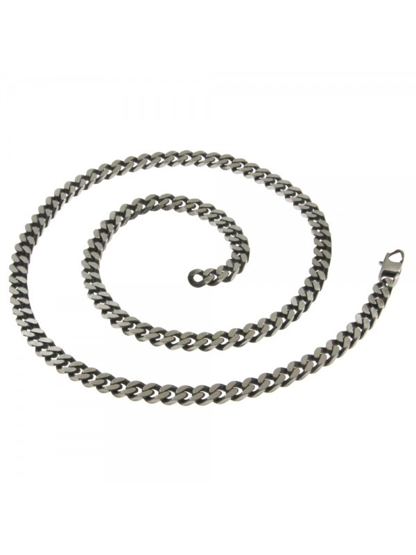 collana grumetta uomo acciaio brunito cll1928