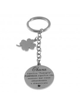 portachiavi mamma con frase in acciaio prt0311