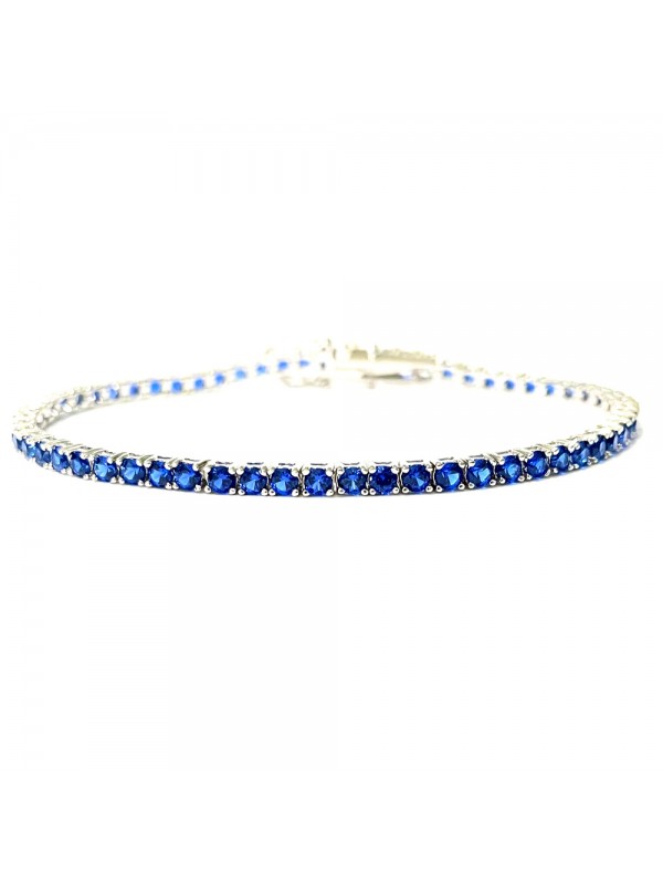 bracciale tennis blu zaffiro argento 925 bcc2942