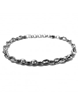 bracciale maglia marinara uomo acciaio bcc2984