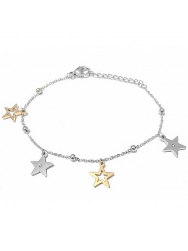 bracciale stelline donna acciaio bcc2993