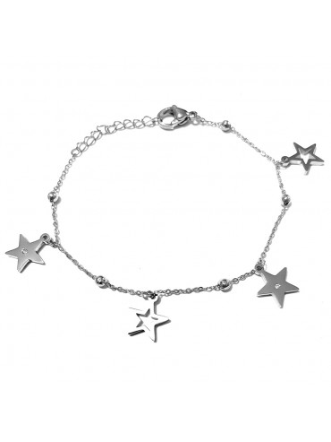 bracciale stelline donna acciaio bcc2996