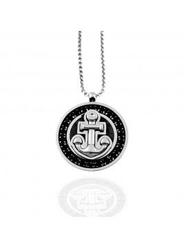 collana ancora uomo acciaio cll1999