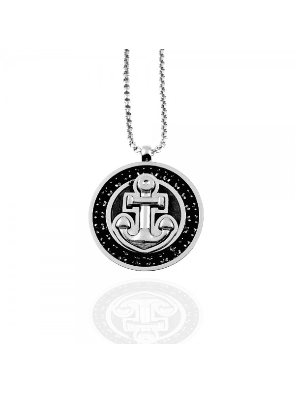 collana ancora uomo acciaio cll1999