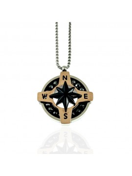 collana rosa dei venti uomo acciaio cll2000