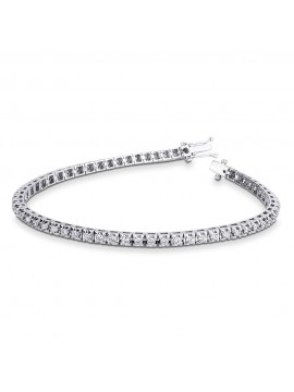 bracciale tennis argento 925 strass bianchi cm 21 bcc3003