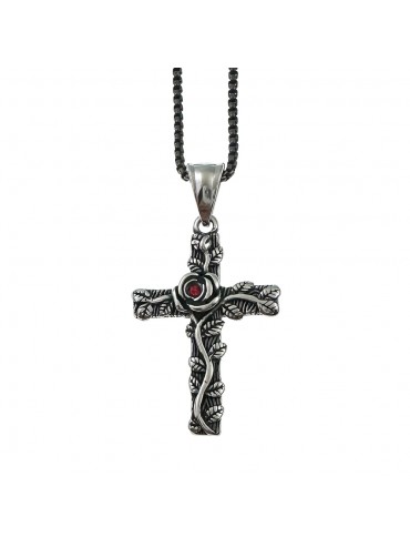 collana croce uomo baltica acciaio cll2141