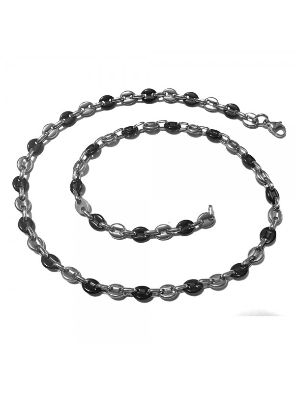 collana uomo maglia marinara acciaio cll1933