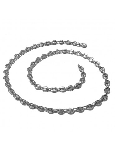 collana uomo maglia marinara acciaio cll1932