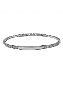 bracciale tennis acciaio uomo donna bcc3036