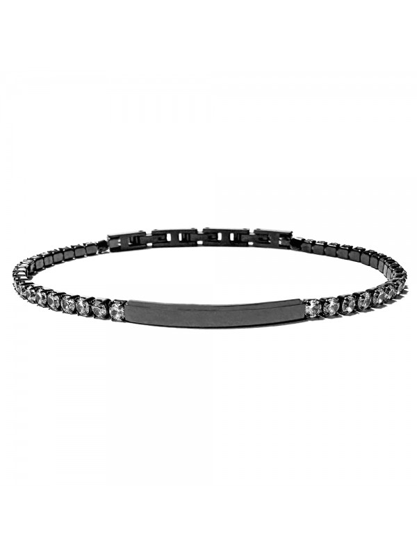 bracciale tennis acciaio uomo donna bcc3037