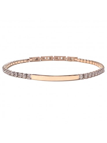 bracciale tennis acciaio uomo donna bcc3038