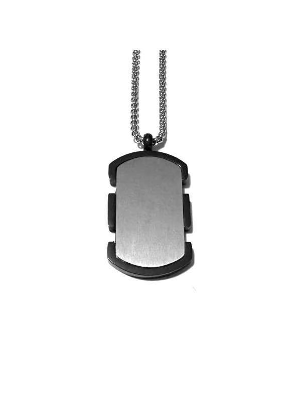 piastrina militare targhetta collana uomo cll2163