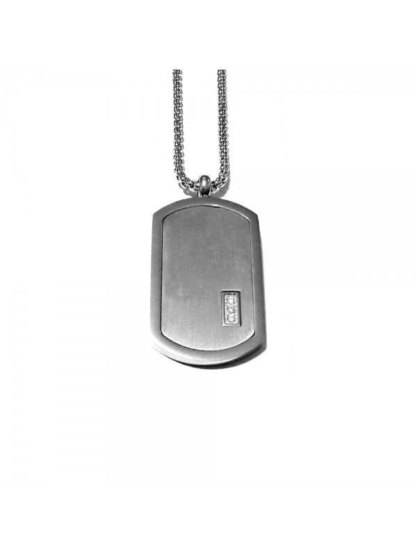 piastrina militare targhetta collana uomo cll2174