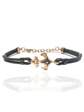 bracciale ancora uomo acciaio e corda bcc2768