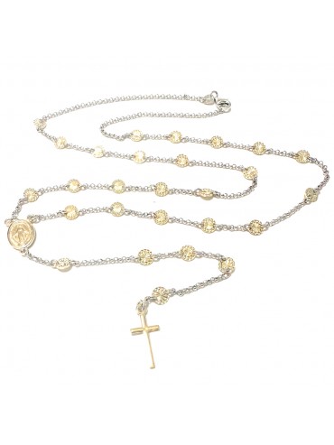 collana rosario donna argento 925 cattolico cll2231